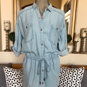 Banana Republic Chambray Shirt Dress, Size S